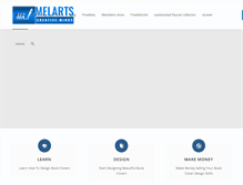Tablet Screenshot of melarts.com